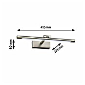 Paulmann Aplique LED para cuadros Mingo (11 W, L x An x Al: 17,5 x 41,5 x 5 cm, Latón, Blanco cálido) | BAUHAUS