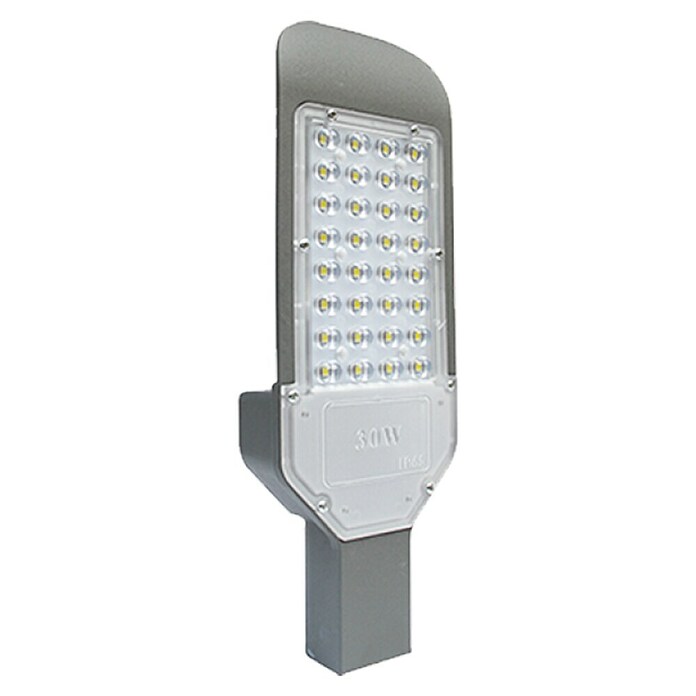 Green Tech Vanjska LED svjetiljka za uličnu rasvjetu  (Boja kućišta: Siva, IP65, 30 W) | BAUHAUS