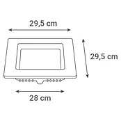 Green Tech LED ugradbena svjetiljka  (24 W, Topla bijela, Bijela, D x Š x V: 295 x 295 x 28 mm) | BAUHAUS
