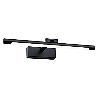 Paulmann Aplique LED para cuadros Mingo (11 W, L x An x Al: 17,5 x 41,5 x 5 cm, Negro, Blanco cálido)
