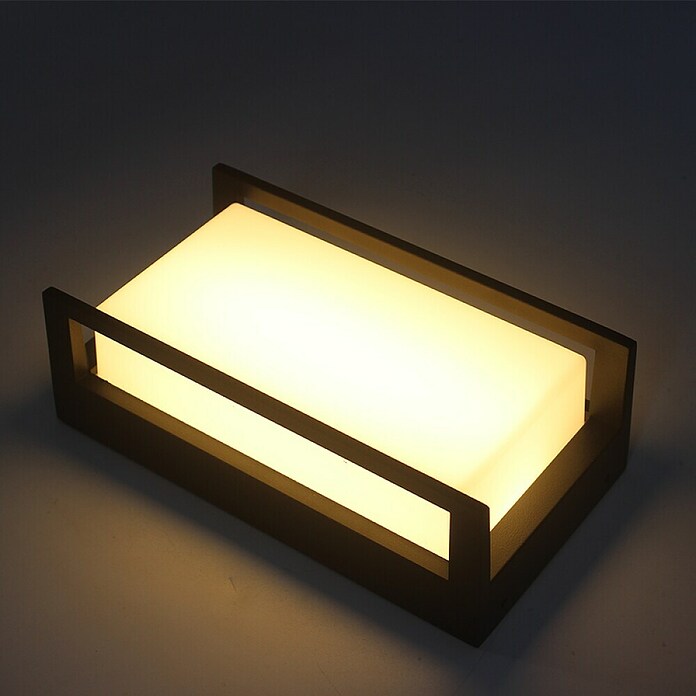 Green Tech Vanjska zidna LED svjetiljka Mars  (12 W, 240 x 130 x 80 mm, Crna, IP54) | BAUHAUS