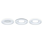 Paulmann Einbauleuchten-Set Sormus (19,5 W, Ø x H: 10 x 3,3 cm, Weiß, 3 Stk., Warmweiß) | BAUHAUS