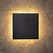 Green Tech LED zunanja stenska svetilka Colorado  (12 W, 180 x 180 x 45 mm, Črna, IP65) | 3078 - Wandleuchte Outdoor | CAJA - Outdoorleuchten Hochvolt | CAJ - Outdoorleuchten | CA - Beleuchtung | C - Elektro | BAUHAUS