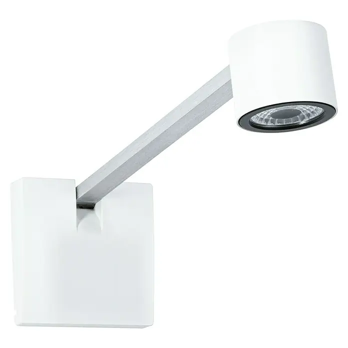 Paulmann LED-Bilderleuchte Adelia - 6 W, L x B x H: 28,5 x 8,5 x 8,5 cm, Alu gebürstet, Warmweiß - Moderne LED-Wandleuchte mit zylindrischem Lampenkopf und schwenkbarem Arm für gezielte Beleuchtung in Innenräumen.