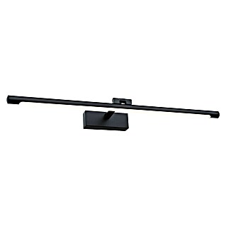 Paulmann Aplique LED para cuadros Mingo (14 W, L x An x Al: 17,5 x 61,5 x 5 cm, Negro, Blanco cálido)