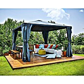 Palram Pavillon Palermo 3600 (3,6 x 3,6 x 2,95 m, Anthrazit)