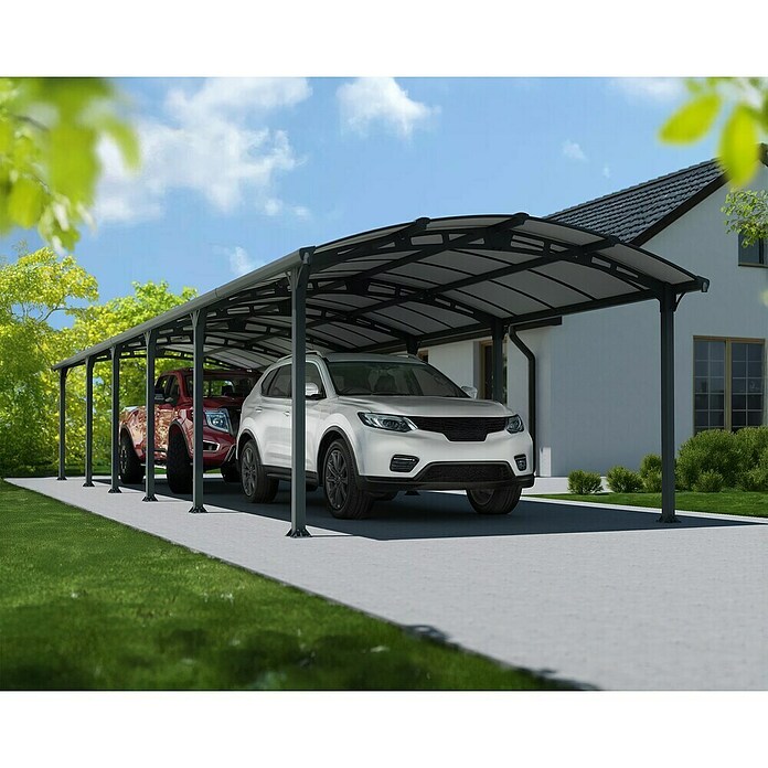 Palram Carport (L x An: 1.290 x 359 cm, Altura de entrada: 219 cm)