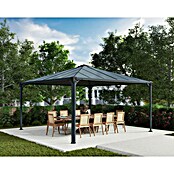 Palram Pavillon Palermo 4300 (429 x 429 x 298 cm, Anthrazit)