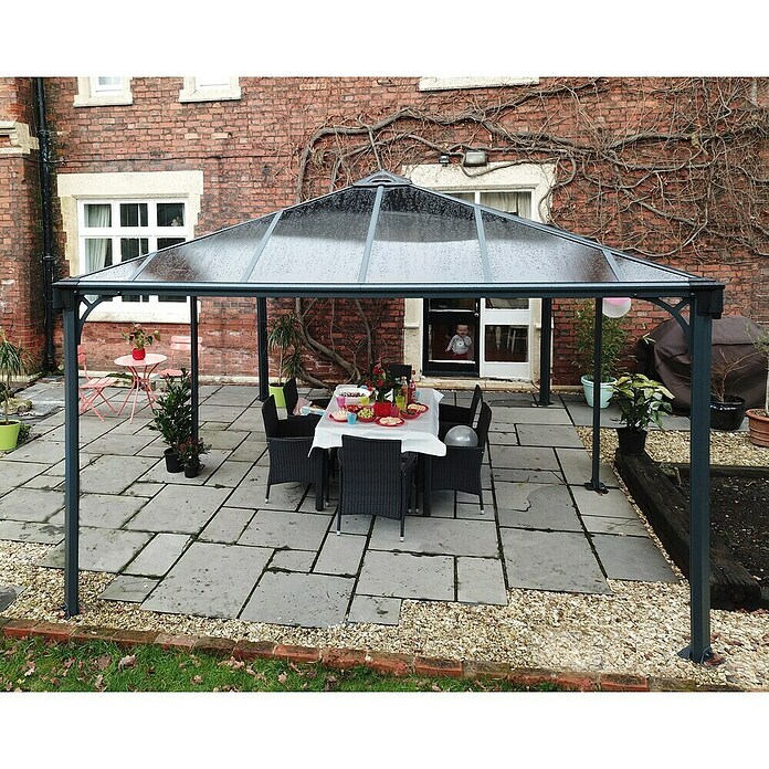 Palram Pavillon Martinique 5000 (L x B: 492 x 359 cm, Bronze)