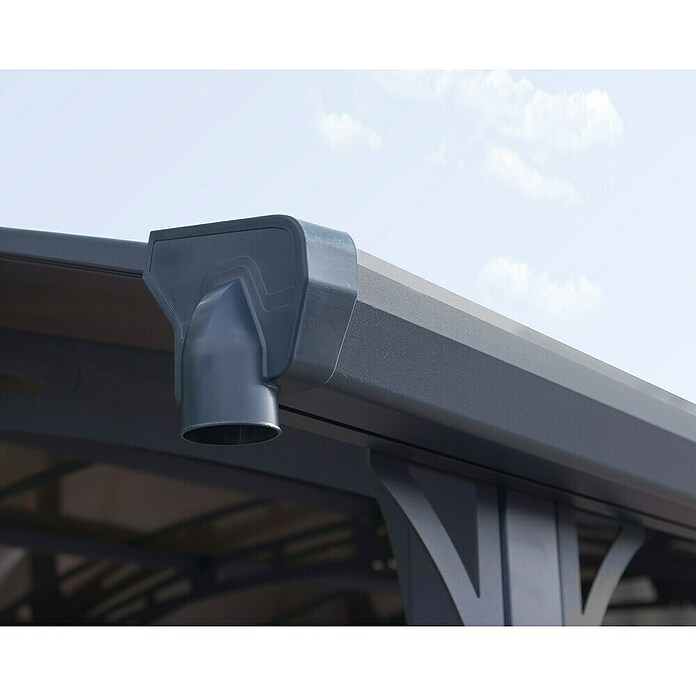 Palram Carport (L x An: 1.077 x 359 cm, Altura de entrada: 329 cm)
