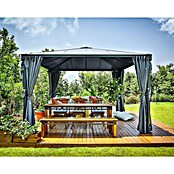 Palram Pavillon Palermo 3600 (3,6 x 3,6 x 2,95 m, Anthrazit)