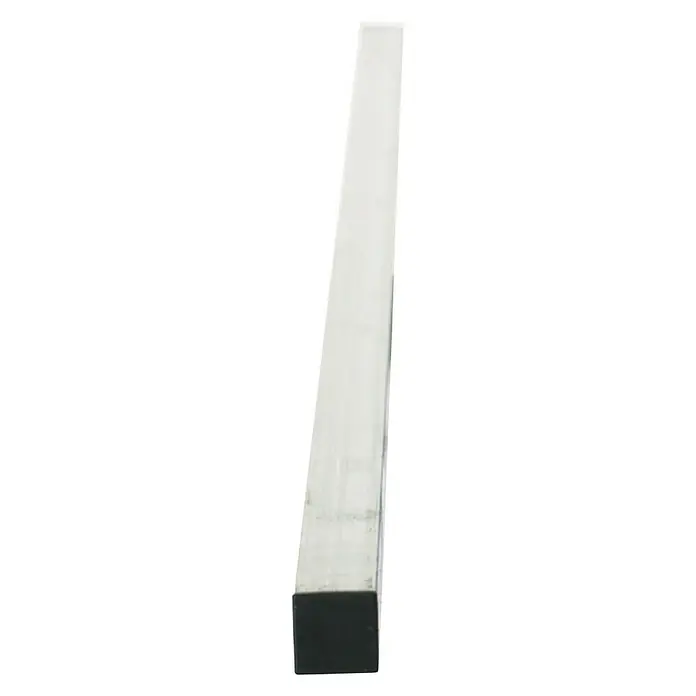 Altrad Regla enrasadora fija Galvanizada - L x An x Al: 2 m x 40 mm x 40 mm, Aluminio - Una barra cuadrada robusta de color plateado, ideal para la construcción y las manualidades. Su forma limpia la hace versátil.