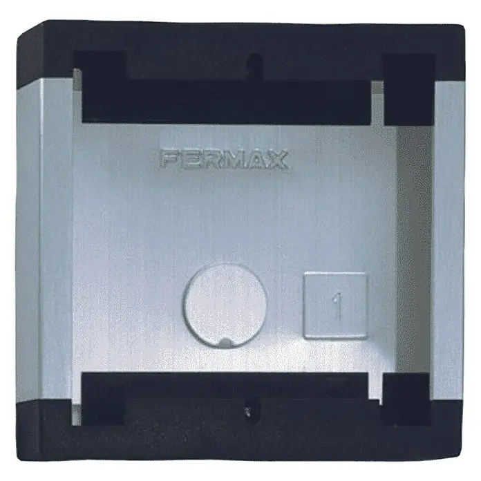 Caja para montaje en pared de porteros - L x An x Al: 3,3 x 13 x 12,8 cm - Caja de empotrar FERMAX para videoportero. Caja robusta para una instalación segura y la protección del intercomunicador.