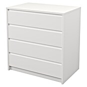 Meka Block Cajonera K66 (L x An x Al: 45 x 70,2 x 73,4 cm, Número de cajones: 4 ud., Blanco liso) | BAUHAUS