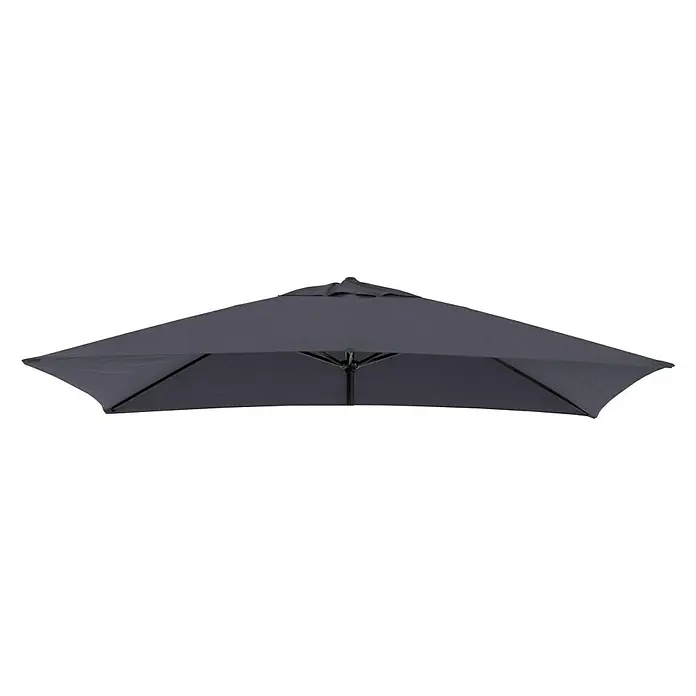 Sunfun Techo de repuesto Venecia II - L x An: 300 x 300 cm, Antracita, Específico para: Sunfun Parasol de jardín Venecia II - Sombrilla de patio rectangular oscura que ofrece sombra. Ideal para un jardín o terraza para protegerse del sol.