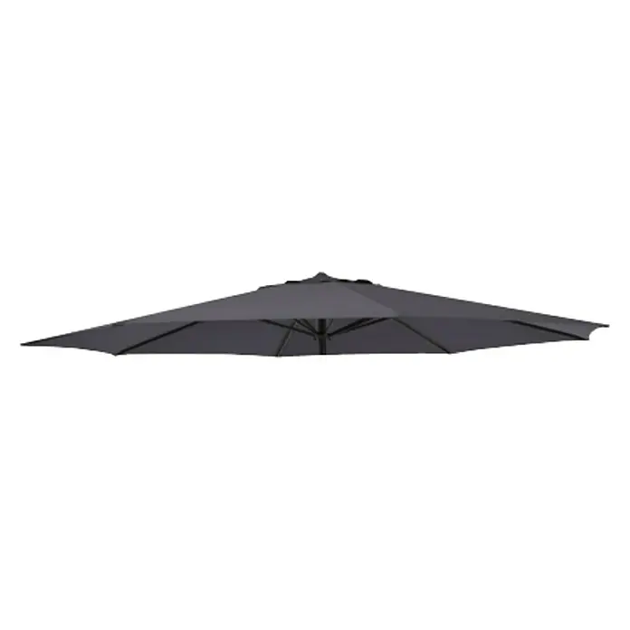 Sunfun Techo de repuesto Trentino II - 400 cm, Antracita, Específico para: Sunfun parasol de jardín Trentino II - Sombrilla rectangular gris para exteriores, ideal para días soleados. Proporciona sombra con estilo para tu jardín o terraza.