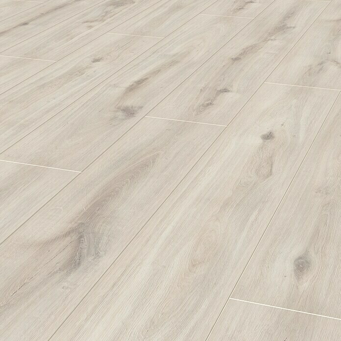 LOGOCLIC Aquaprotect Laminat Beach Oak1.285 x 192 x 8 mm, Landhausdiele Detail Shot