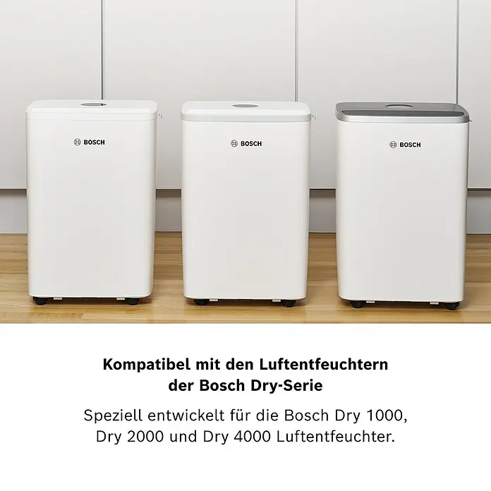 Bosch Filter für Luftentfeuchter Serie DRY - 2 Stk. - Drei Bosch Luftentfeuchter der Dry-Serie. Speziell für die Modelle Dry 1000, Dry 2000 und Dry 4000 entwickelt, sorgen für optimales Raumklima.