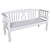 Garden Pleasure Gartenbank Arcadia (B x T x H: 150 x 53 x 45 cm, Eukalyptus, Weiß) | BAUHAUS