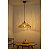 Eglo Lámpara colgante redonda Lavister (40 W, Ø x Al: 39 x 110 cm, Marrón, E27) | BAUHAUS