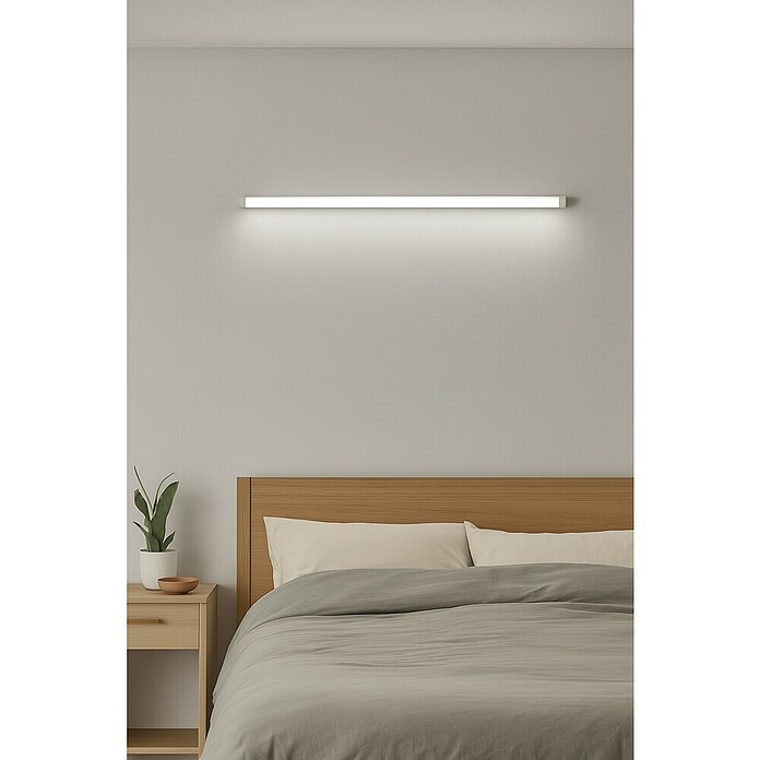 Alverlamp Regleta LED decorativa (48 W, L x An x Al: 150 x 7,5 x 2,5 cm, Blanco cálido) | BAUHAUS