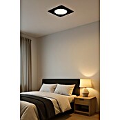 Eglo Fueva 6 Downlight LED empotrable (10 W, 16,6 x 16,6 x 3,1 cm, Negro, 2.700 K - 6.500 K, IP20) | BAUHAUS