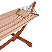 Garden Pleasure Hängematten-Set Madeira (L x B x H: 300 x 100 x 98 cm, Grau/Braun) | BAUHAUS