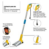 Gloria Thermoflamm bio Unkrautvernichter bio Fix (Flammtemperatur: 800 °C)