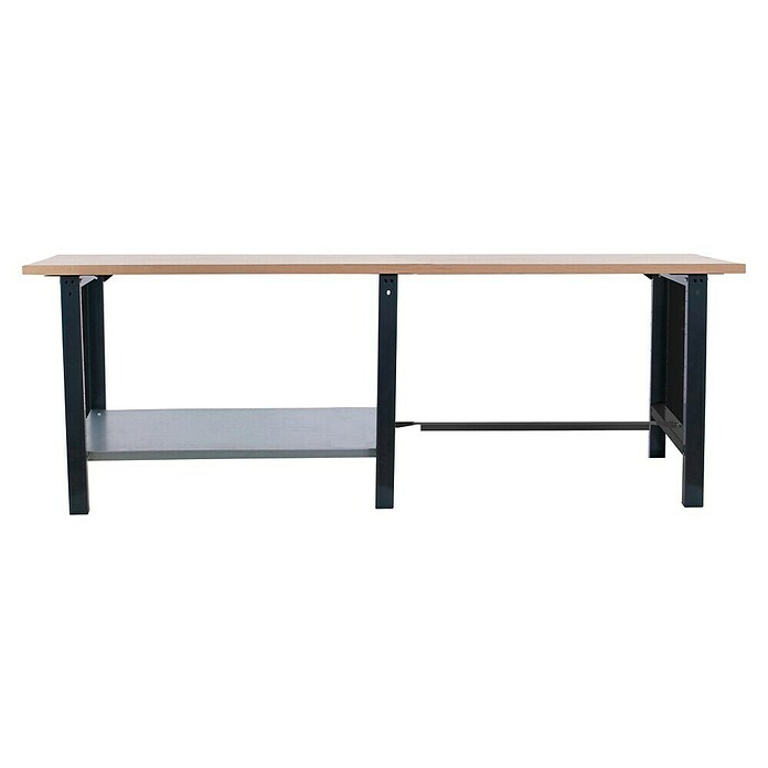 Simonrack Simonwork Banco de trabajo BT6 Tandem (L x An: 210 x 75 cm, Altura de trabajo: 86,5 cm, Antracita/Haya) | BAUHAUS