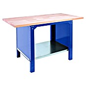 Simonrack Simonwork Banco de trabajo BT6 PRO Laminate (L x An: 75 x 120 cm, Altura de trabajo: 86,5 cm, Carga soportada: 1.300 kg, Azul) | BAUHAUS