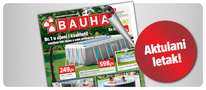 BAUHAUS aktualni letak Srpanj 2025