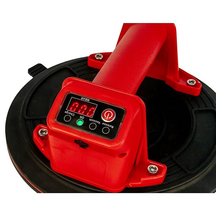 Rubi Ventosa para superficies lisas Octo USB Energy (1 batería, 3,7 V, Diámetro: 220 mm, Carga soportada: 140 kg) | BAUHAUS