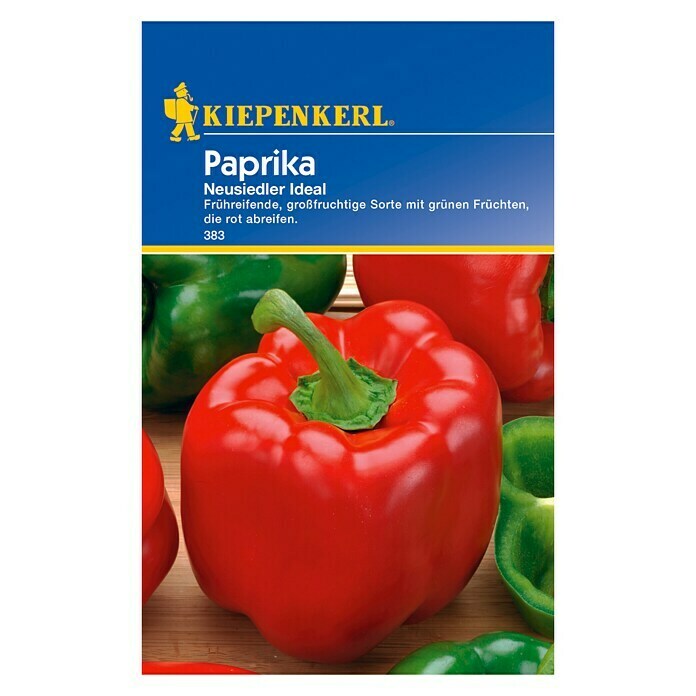 Kiepenkerl Gemüsesamen Paprika (Capsicum annuum, Erntezeit: Juli, Neusiedler Ideal) | BAUHAUS