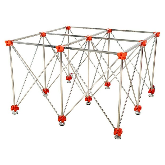 Rubi Mesa de trabajo extensible Spider (L x An: 120 x 120 cm, Peso máximo admitido: 700 kg) | BAUHAUS