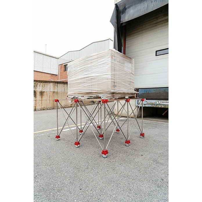 Rubi Mesa de trabajo extensible Spider (L x An: 120 x 120 cm, Peso máximo admitido: 700 kg) | BAUHAUS