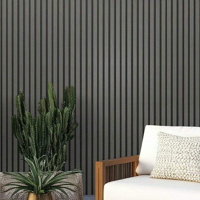 Wandpaneel Outdoor (Grey, WPC, 2 350 x 219 x 26 mm) | BAUHAUS