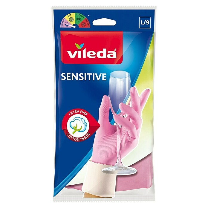 HAUSHALTS-HANDSCHUHEDER FEINE GROSS     VILEDA