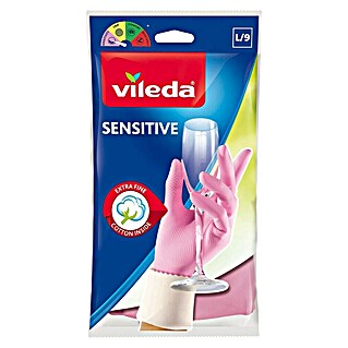 Vileda Gospodinjske rokavice (L, Bež barve)
