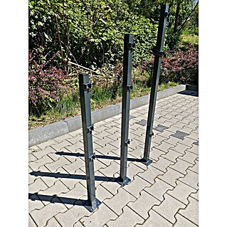 Peddy Shield Zaunpfosten (Höhe: 130 cm, Anthrazit, Zum Aufschrauben)