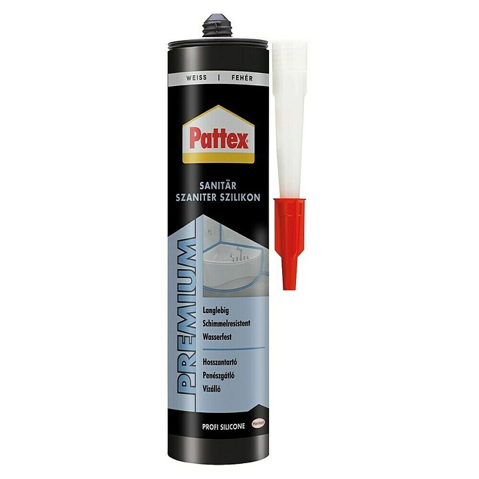 Pattex Sanitär-Silikon Standard (Weiß, 280 ml) | BAUHAUS