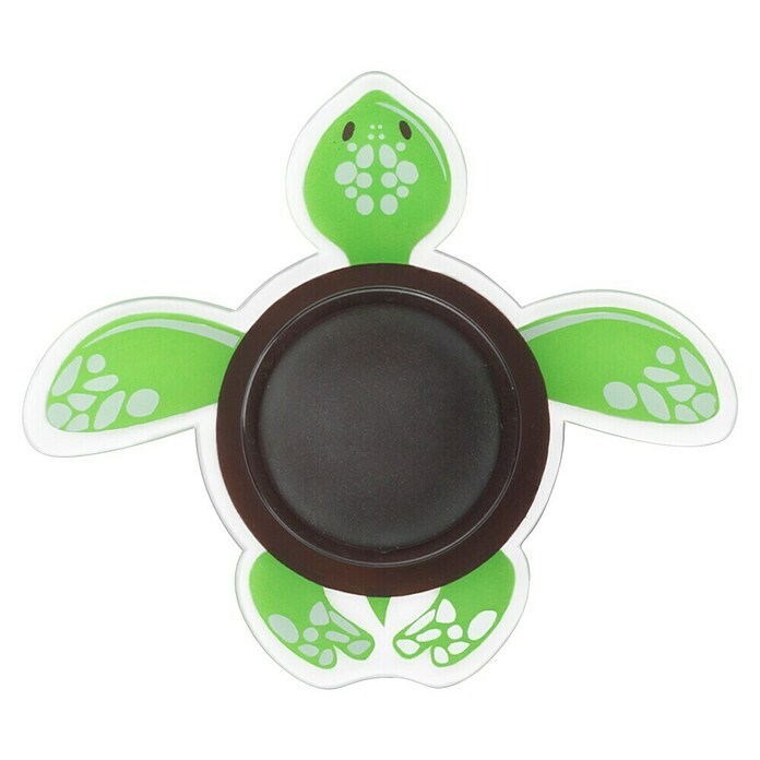 Inofix Tope de puerta infantil Tortuga (Plástico, Verde/Negro)