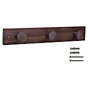Inofix Perchero 3733 (L x An x Al: 36 x 6 x 6 cm, Número de ganchos: 3, Violeta, Madera de fresno)