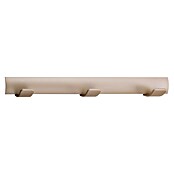 Inofix Perchero 3093 (L x An x Al: 38,4 x 5 x 4,6 cm, Número de ganchos: 3, Beige)