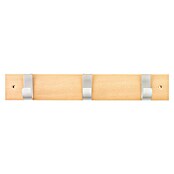 Inofix Perchero 3703 (L x An x Al: 36 x 6 x 6 cm, Número de ganchos: 3, Natural, Madera)
