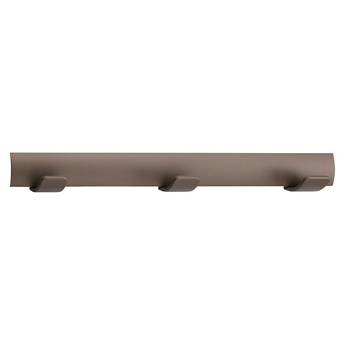 Inofix Perchero 3093 (L x An x Al: 38,4 x 5 x 4,6 cm, Número de ganchos: 3, Marrón)