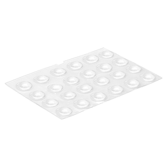 Inofix Adhesivo antideslizante 4050-2 (Diámetro: 8 mm, Transparente, Pegado, 25 piezas)