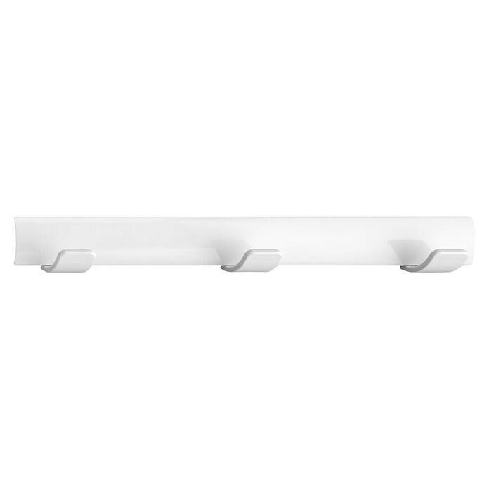 Inofix Perchero 3093 (L x An x Al: 38,4 x 5 x 4,6 cm, Número de ganchos: 3, Blanco)