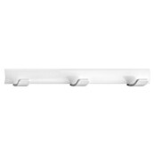 Inofix Perchero 3093 (L x An x Al: 38,4 x 5 x 4,6 cm, Número de ganchos: 3, Blanco)