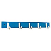 Inofix Perchero 3707 (L x An x Al: 48,8 x 6 x 5,2 cm, Número de ganchos: 5, Azul, Madera)