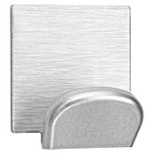 Inofix Colgador adhesivo 2078 (2 uds., Acero inoxidable, Plateado, Cuadrado)